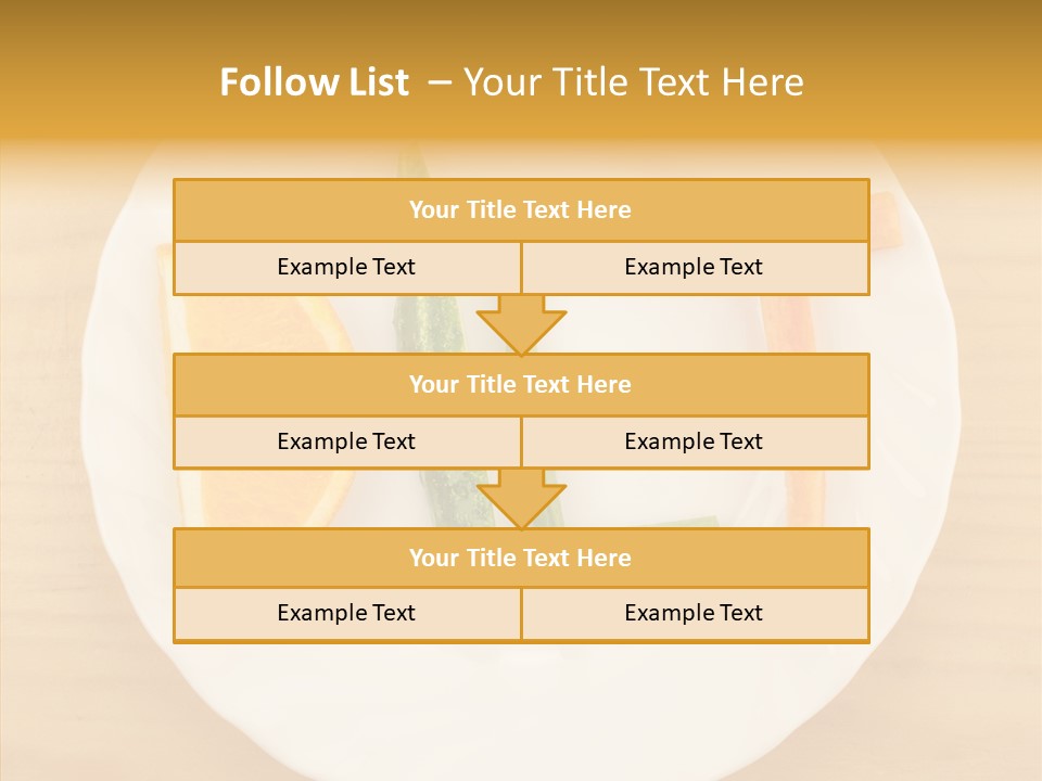 Menu Vitamin Ga Tronomy PowerPoint Template