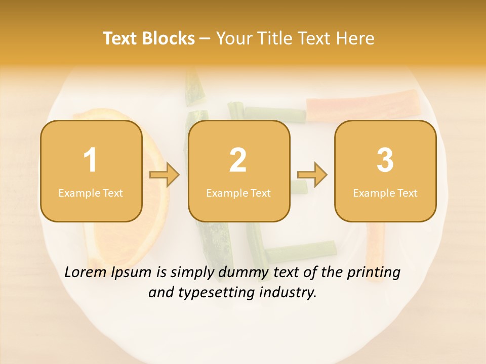 Menu Vitamin Ga Tronomy PowerPoint Template