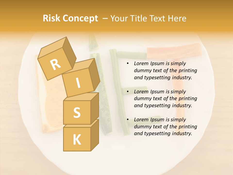 Menu Vitamin Ga Tronomy PowerPoint Template