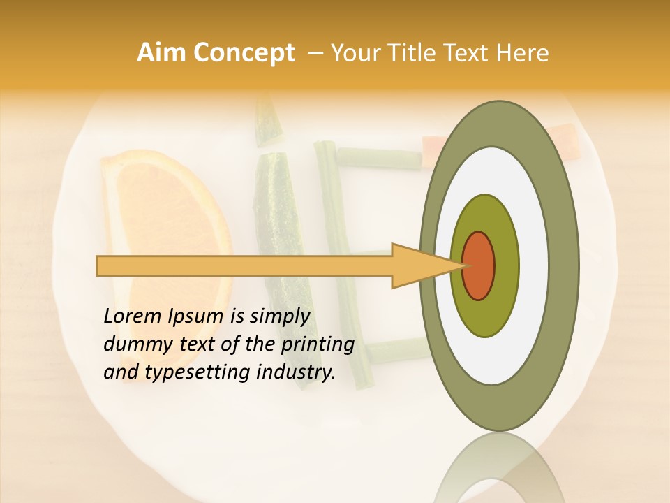 Menu Vitamin Ga Tronomy PowerPoint Template