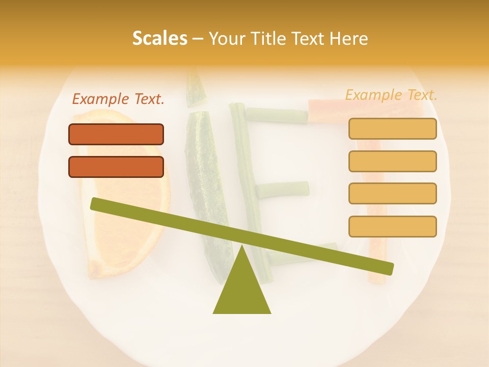 Menu Vitamin Ga Tronomy PowerPoint Template