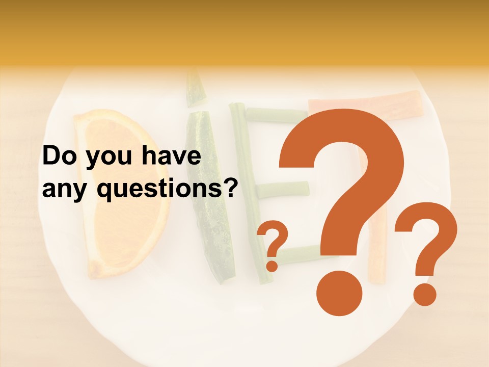 Menu Vitamin Ga Tronomy PowerPoint Template