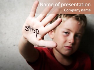 Person Domestic Punishment PowerPoint Template