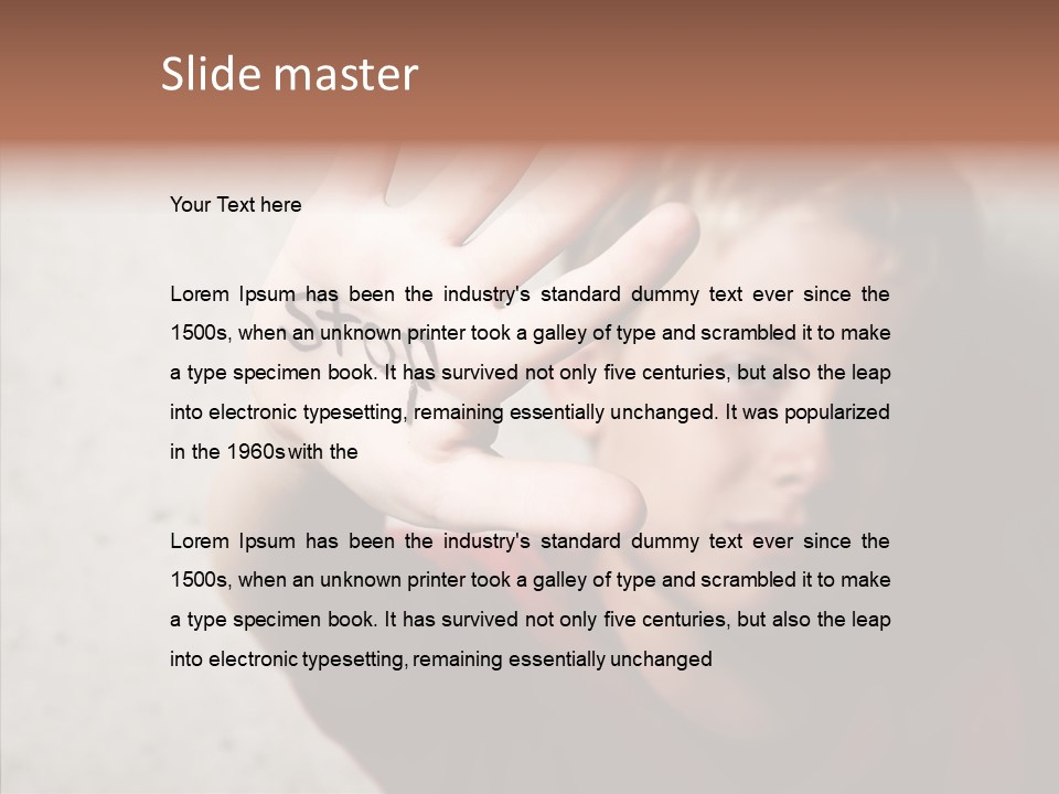 Person Domestic Punishment PowerPoint Template