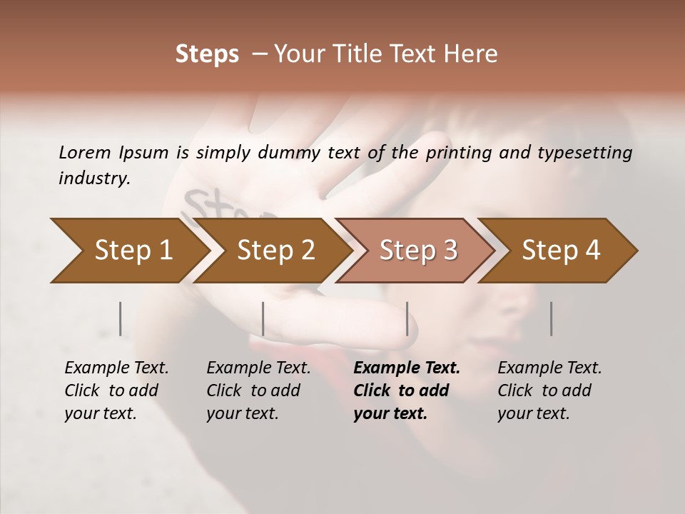 Person Domestic Punishment PowerPoint Template