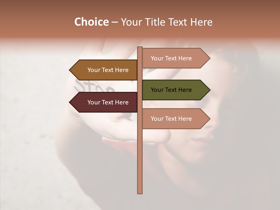 Person Domestic Punishment PowerPoint Template