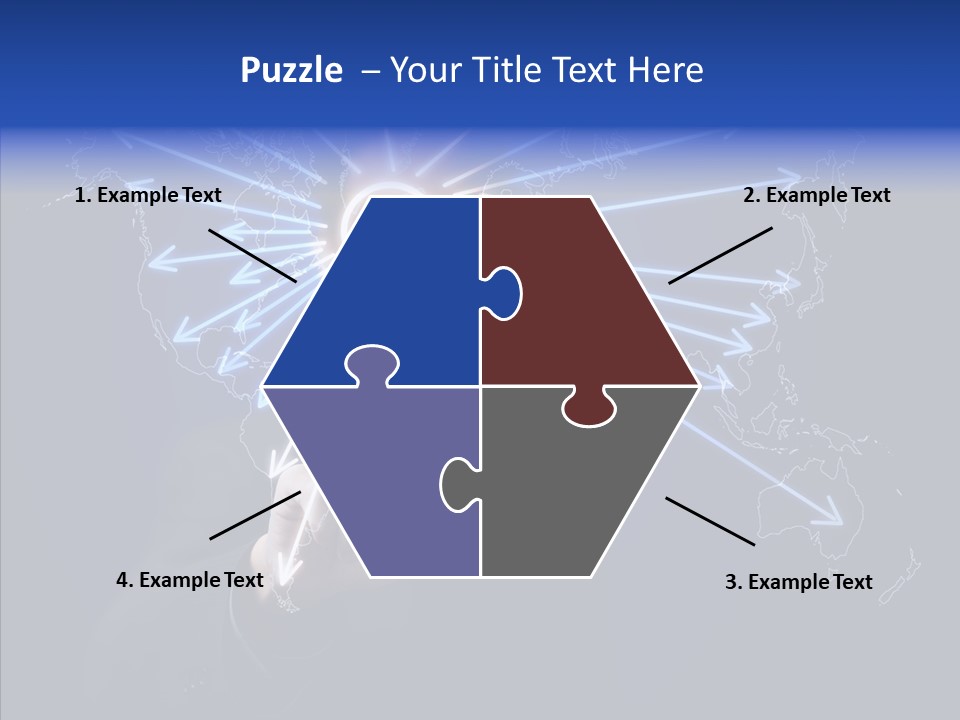 Push User Connection PowerPoint Template