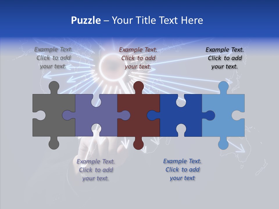 Push User Connection PowerPoint Template