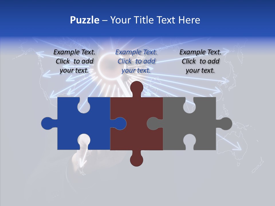 Push User Connection PowerPoint Template
