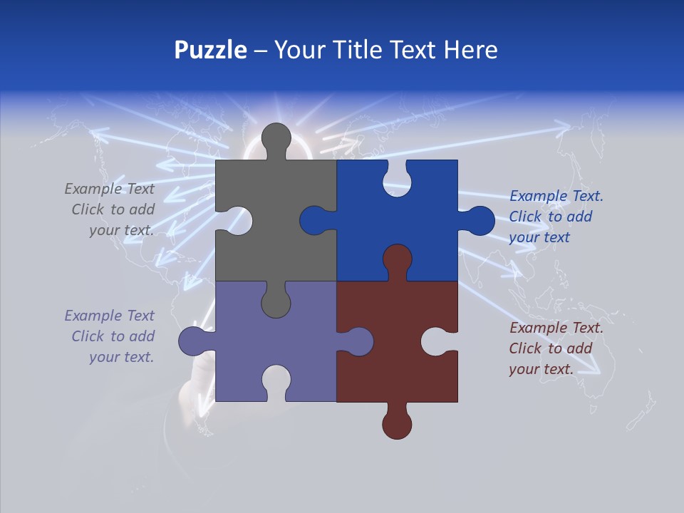 Push User Connection PowerPoint Template