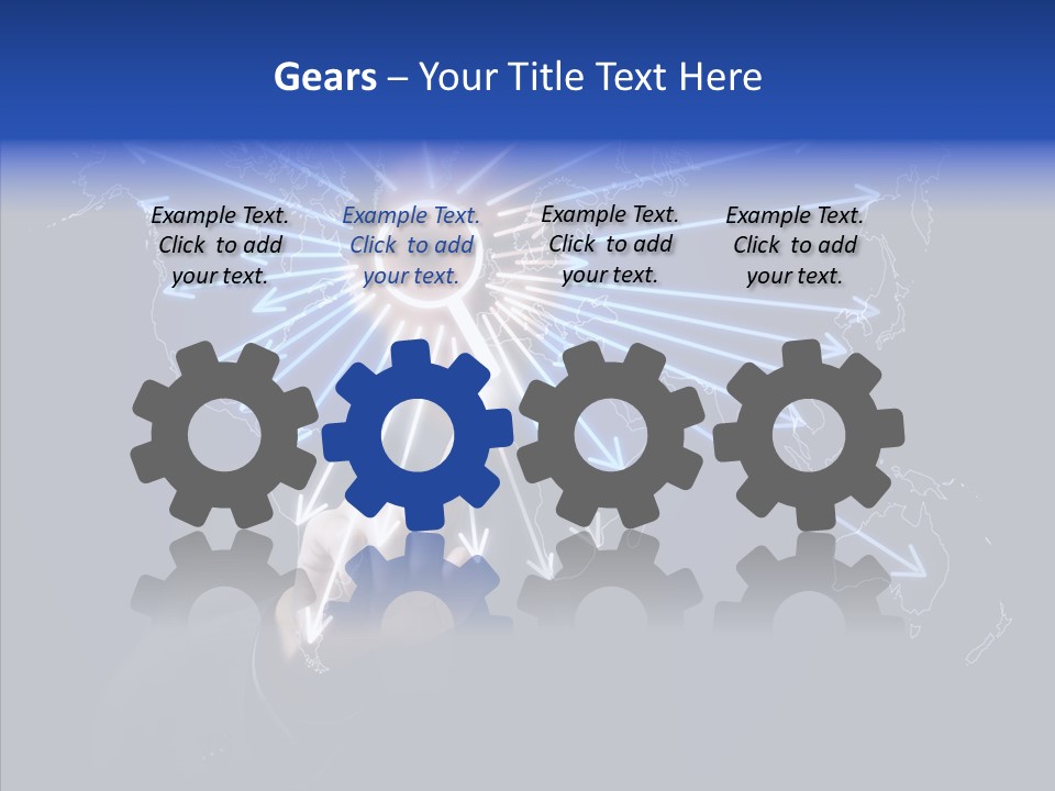 Push User Connection PowerPoint Template