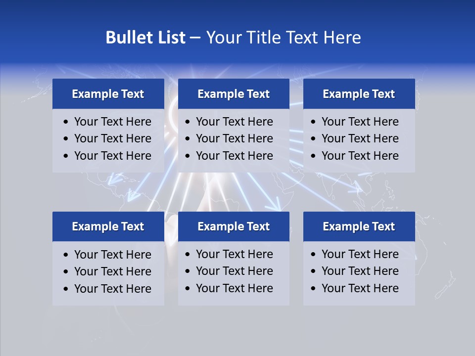 Push User Connection PowerPoint Template