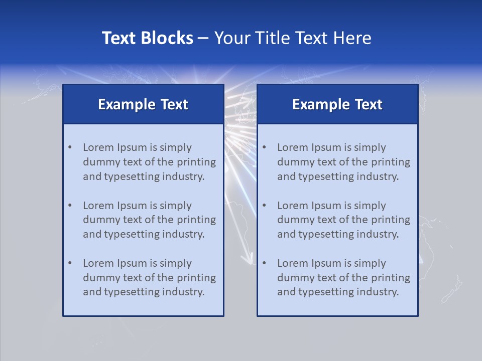 Push User Connection PowerPoint Template