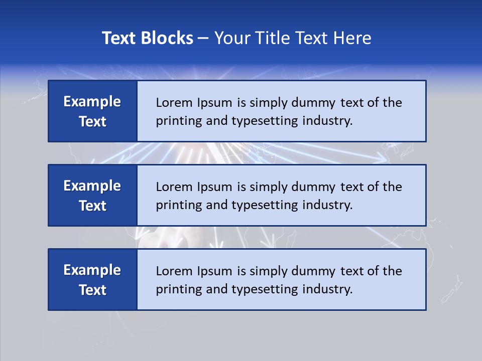 Push User Connection PowerPoint Template