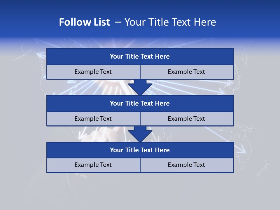 Push User Connection PowerPoint Template
