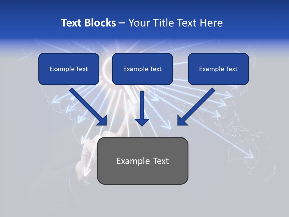Push User Connection PowerPoint Template