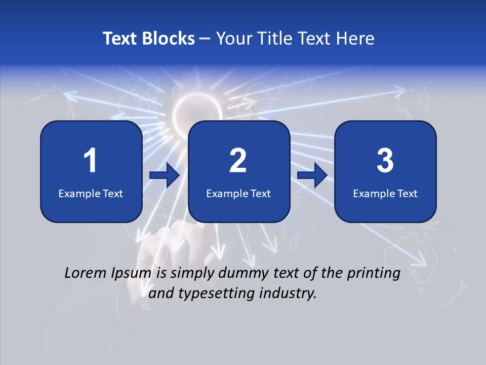 Push User Connection PowerPoint Template