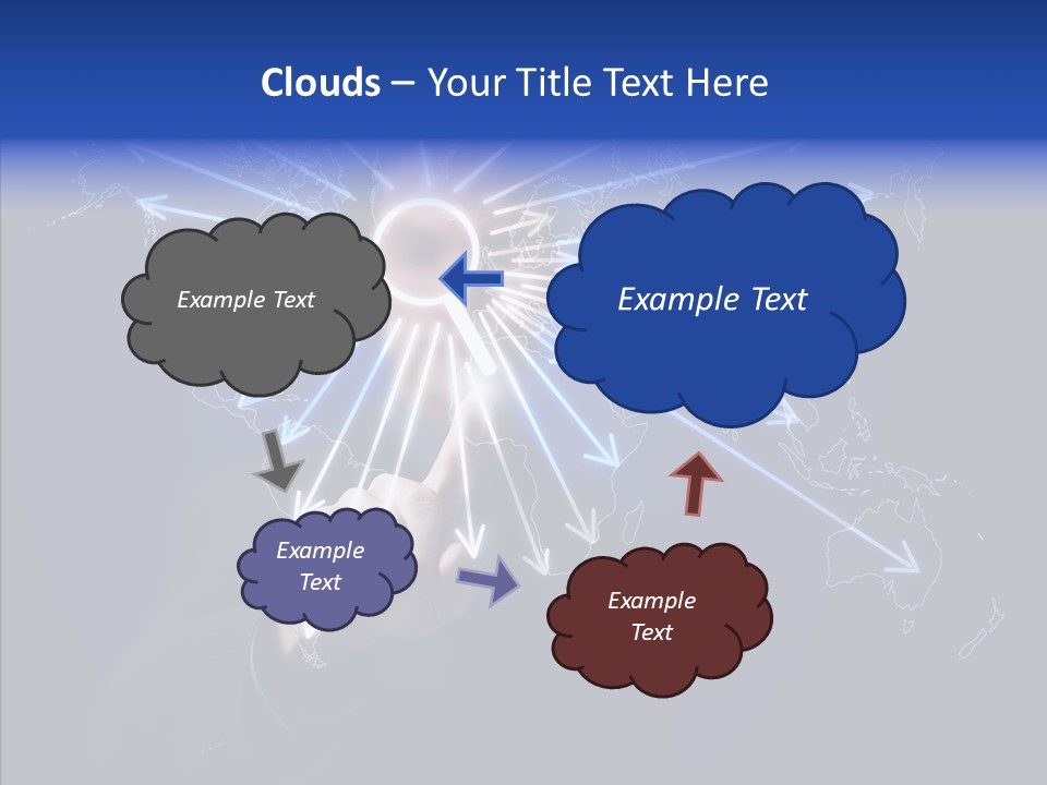 Push User Connection PowerPoint Template
