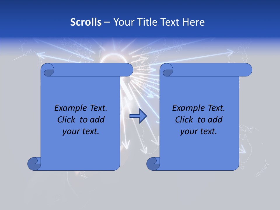 Push User Connection PowerPoint Template