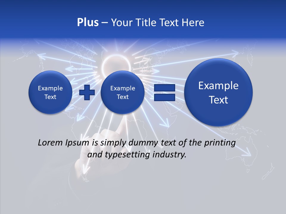 Push User Connection PowerPoint Template