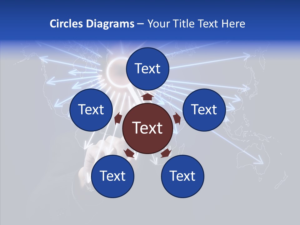 Push User Connection PowerPoint Template