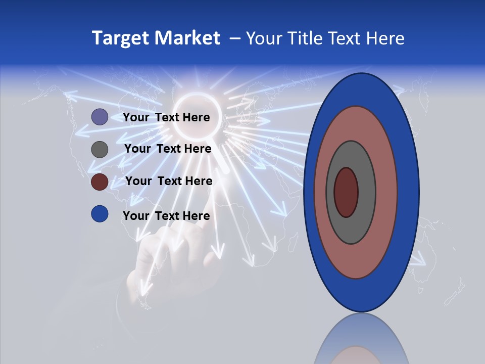 Push User Connection PowerPoint Template