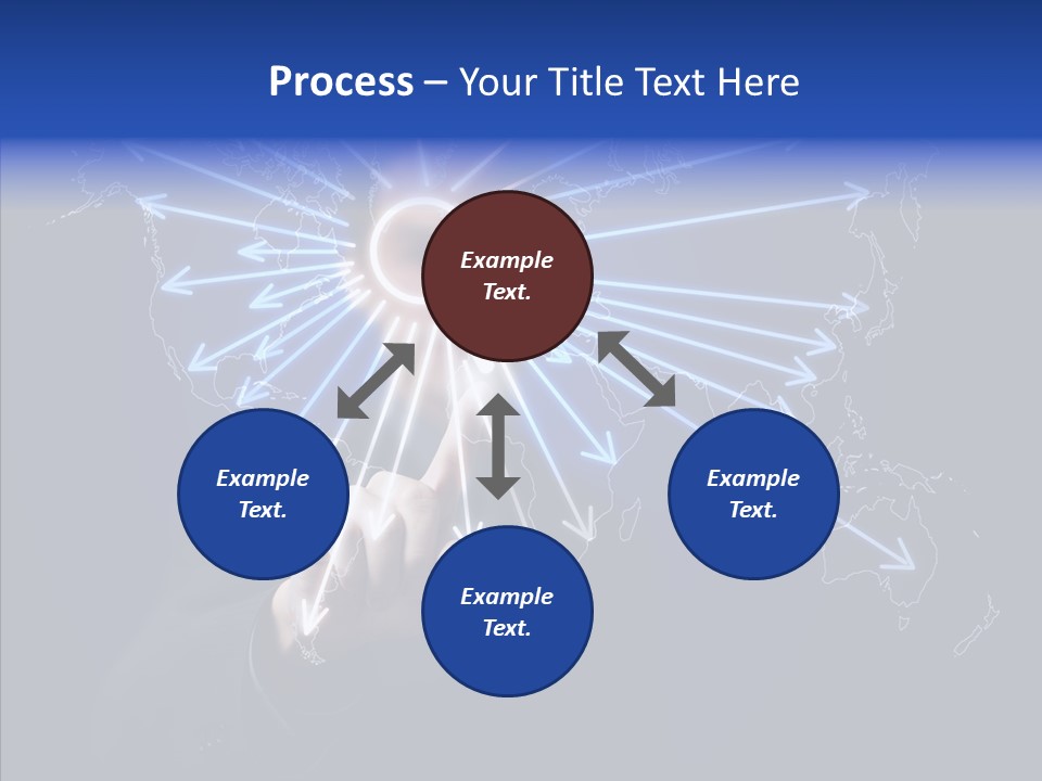 Push User Connection PowerPoint Template