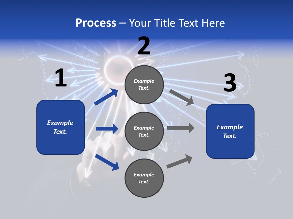 Push User Connection PowerPoint Template