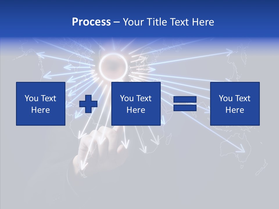 Push User Connection PowerPoint Template
