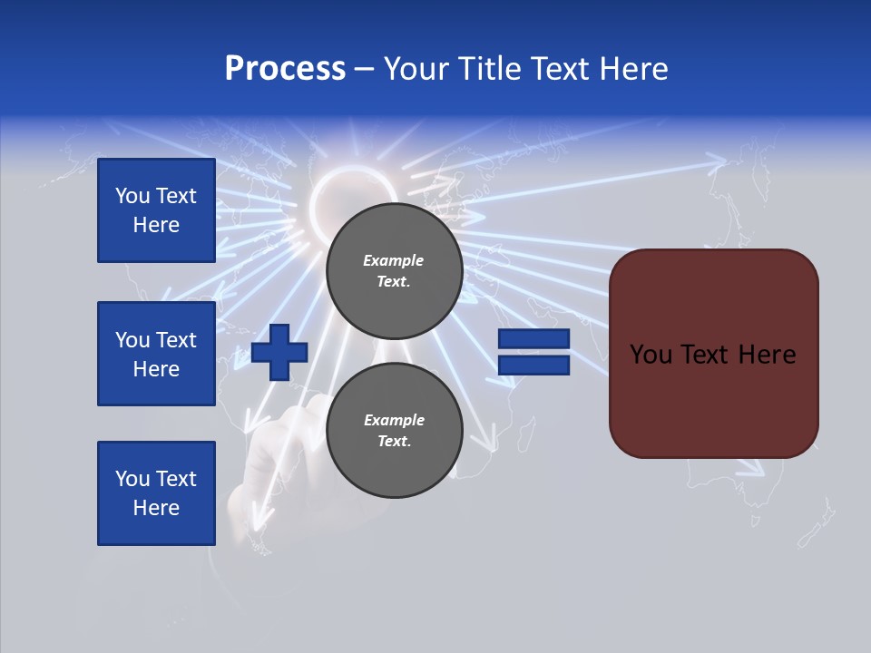 Push User Connection PowerPoint Template