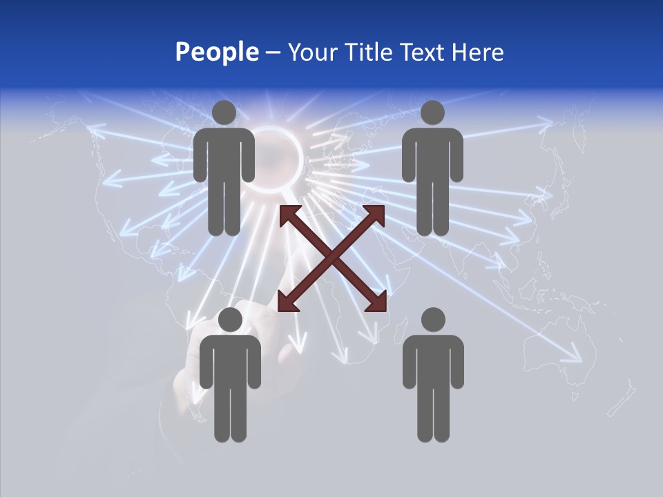 Push User Connection PowerPoint Template