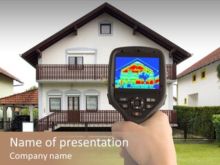 Infrared Thermal Image Thermal PowerPoint Template