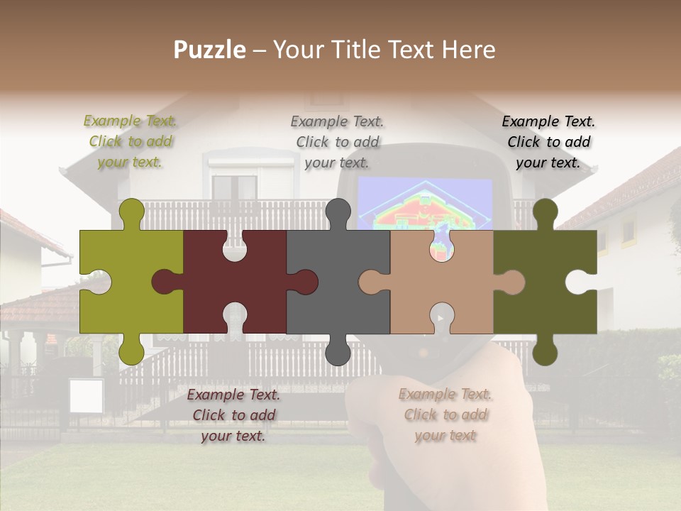 Infrared Thermal Image Thermal PowerPoint Template