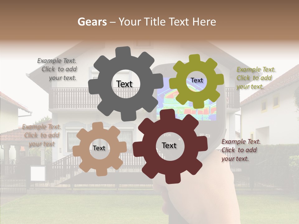 Infrared Thermal Image Thermal PowerPoint Template