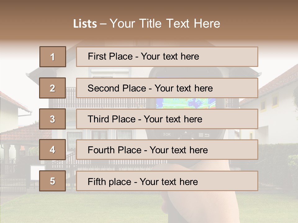 Infrared Thermal Image Thermal PowerPoint Template