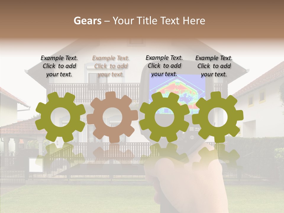 Infrared Thermal Image Thermal PowerPoint Template
