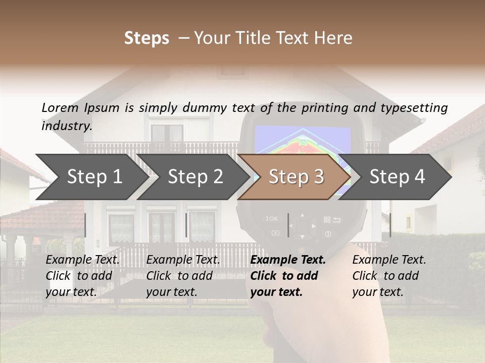 Infrared Thermal Image Thermal PowerPoint Template