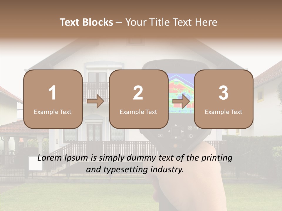 Infrared Thermal Image Thermal PowerPoint Template