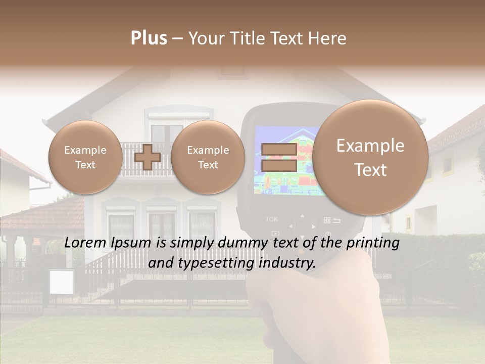 Infrared Thermal Image Thermal PowerPoint Template