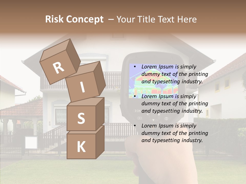 Infrared Thermal Image Thermal PowerPoint Template