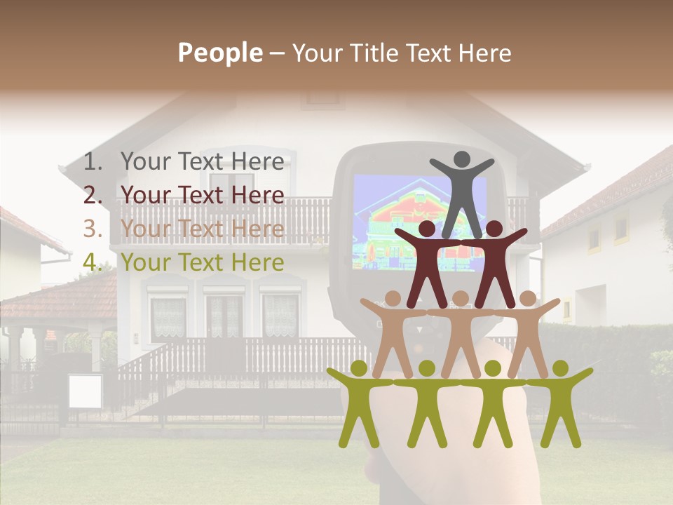 Infrared Thermal Image Thermal PowerPoint Template