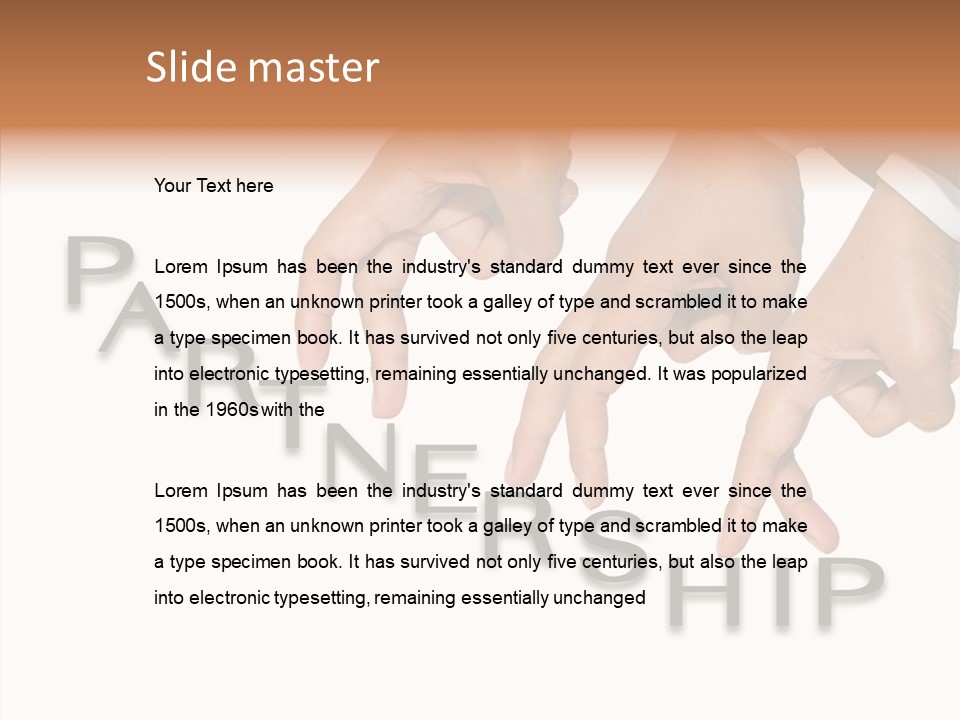 Together Support Partnership PowerPoint Template