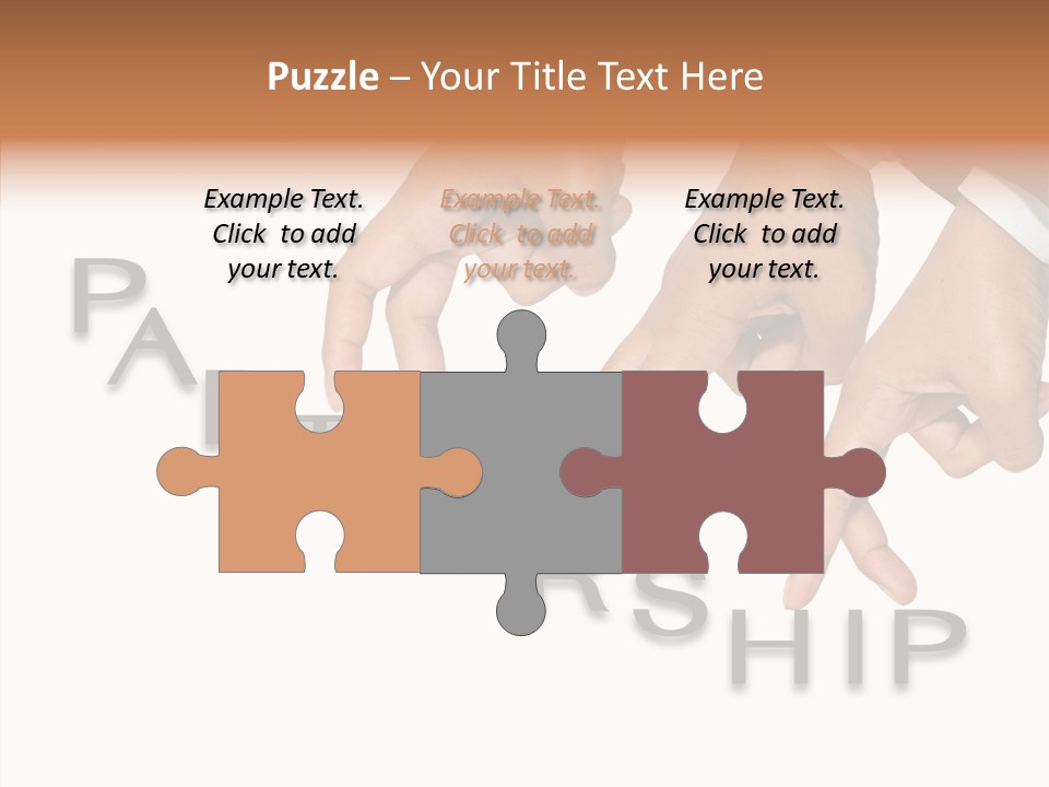 Together Support Partnership PowerPoint Template