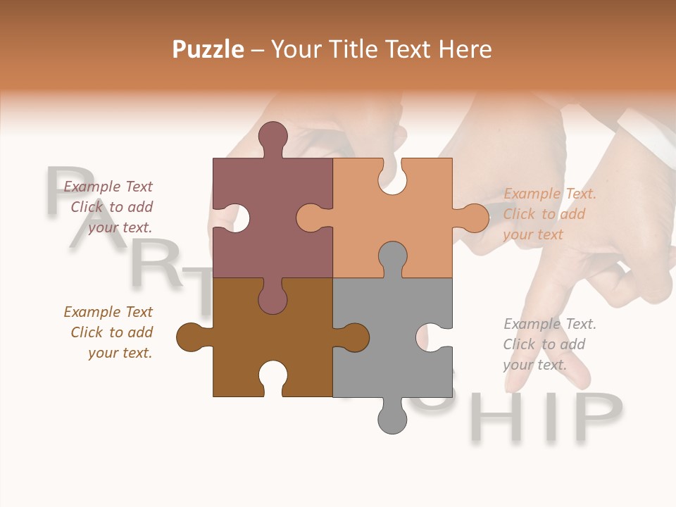 Together Support Partnership PowerPoint Template