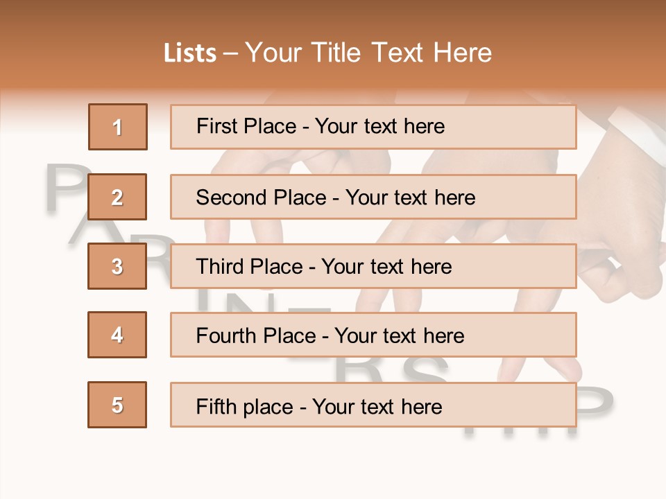Together Support Partnership PowerPoint Template