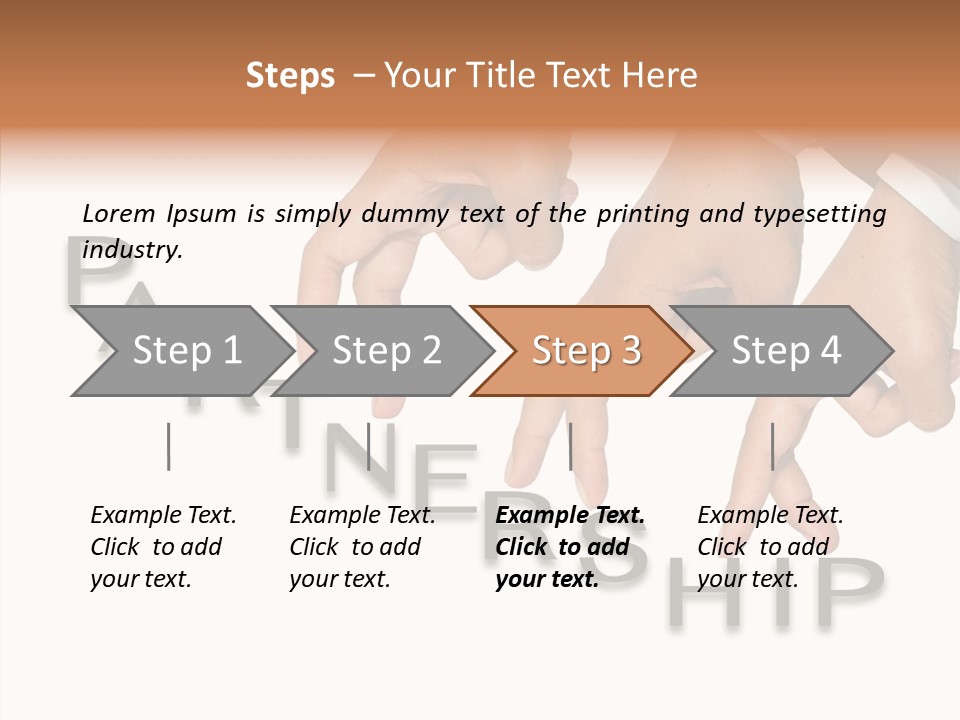 Together Support Partnership PowerPoint Template