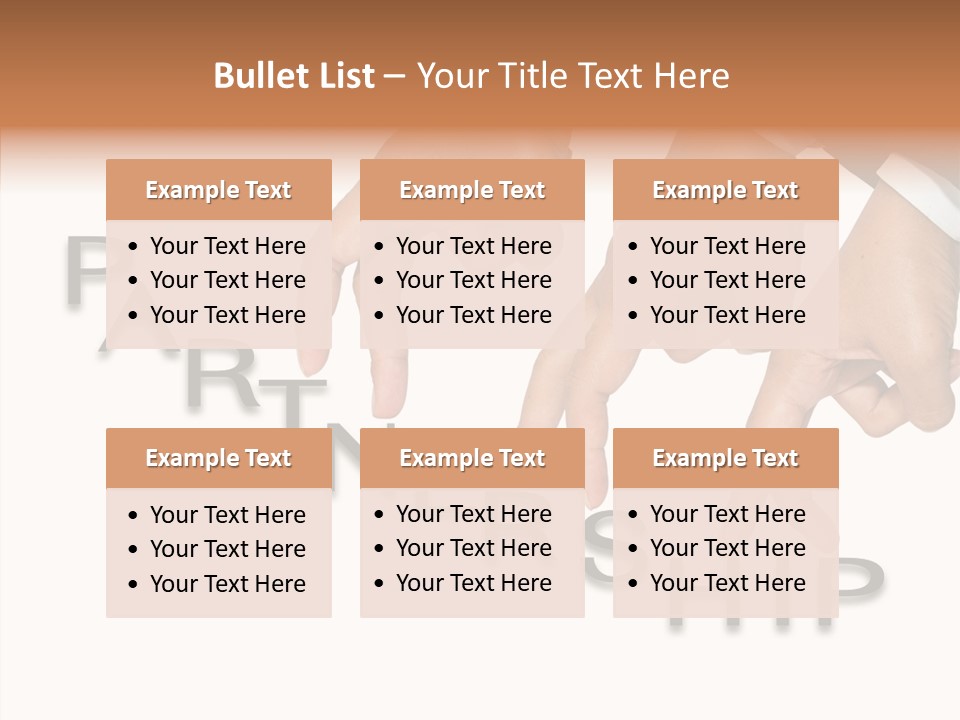 Together Support Partnership PowerPoint Template