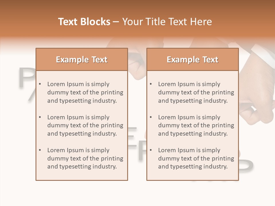 Together Support Partnership PowerPoint Template