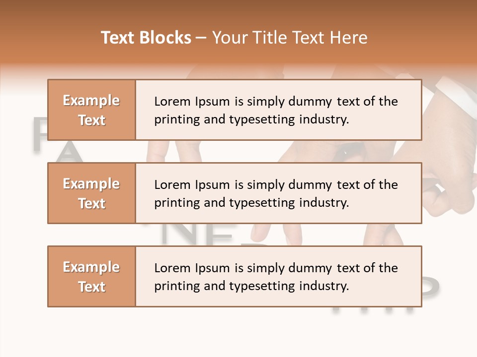 Together Support Partnership PowerPoint Template