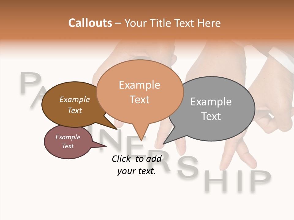 Together Support Partnership PowerPoint Template